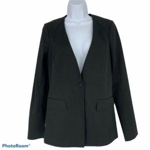 Body By Victoria Black Lace Back Blazer Size 8